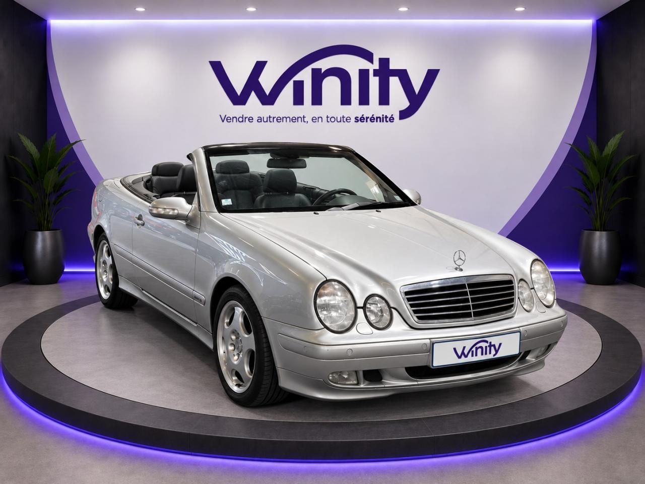 MERCEDES CLK Cabriolet 230 - 197 Kompressor - BVA CABRIOLET - BM 208 Elégance - BVA