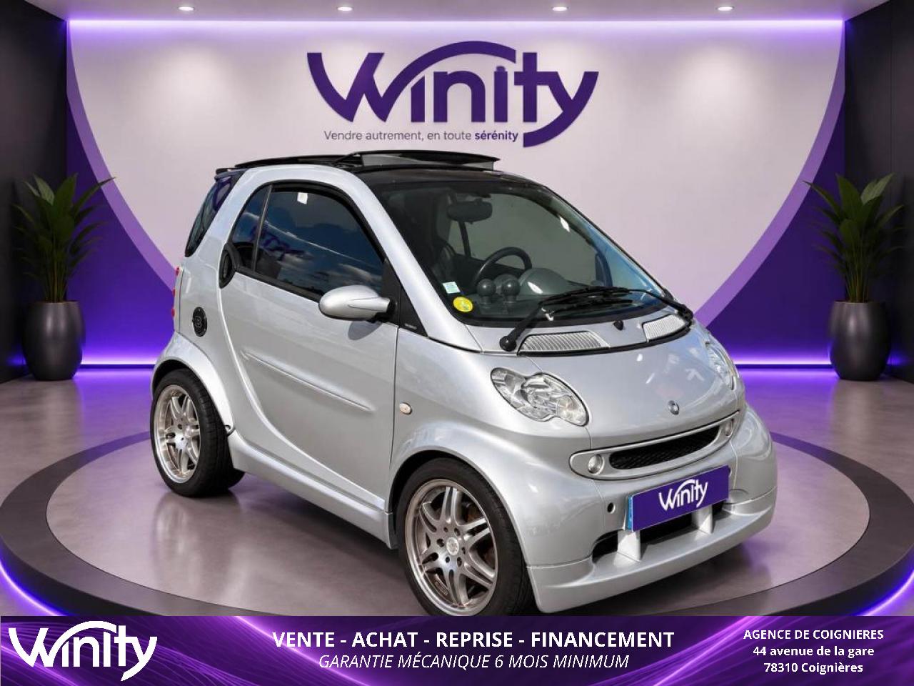 SMART FORTWO Coupe  - 75ch - Brabus - Toit ouvrant - Carplay