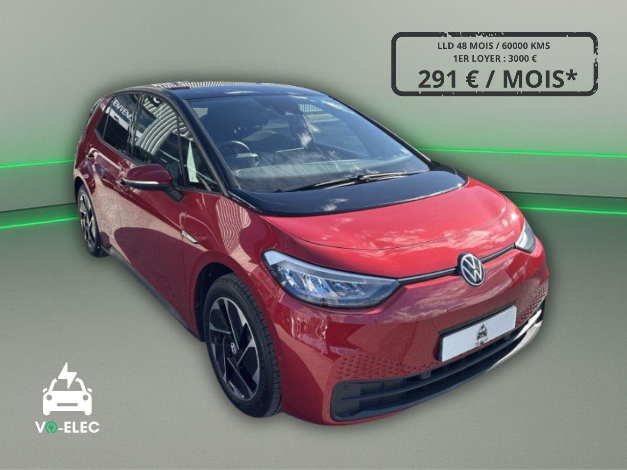 VOLKSWAGEN ID.3 Pro Performance Life 58 kWh - 204 ch - 1 ère main - SOH 91 %