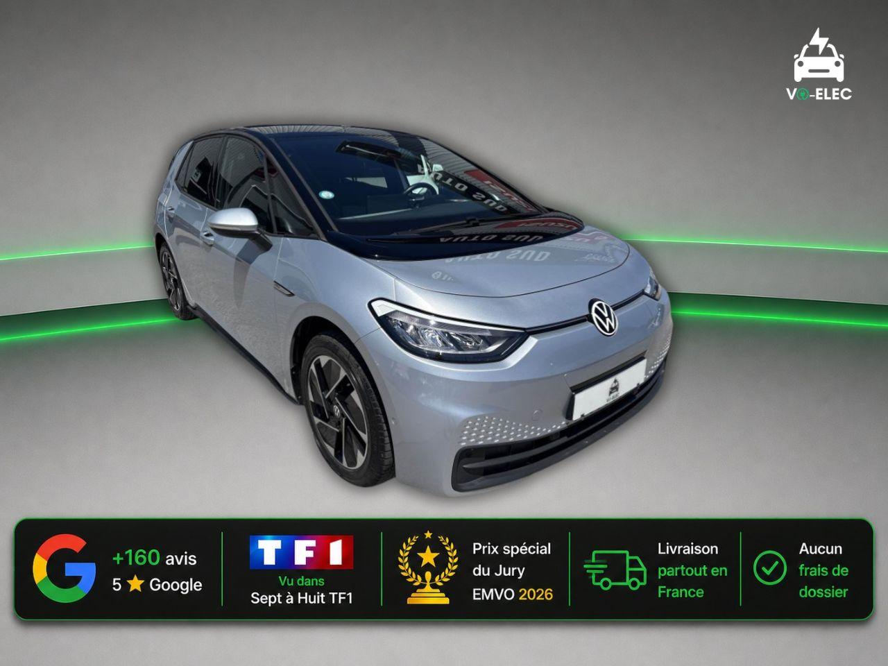 VOLKSWAGEN ID.3 Pro Performance Active 58 kWh - 204 ch - SOH 94 %