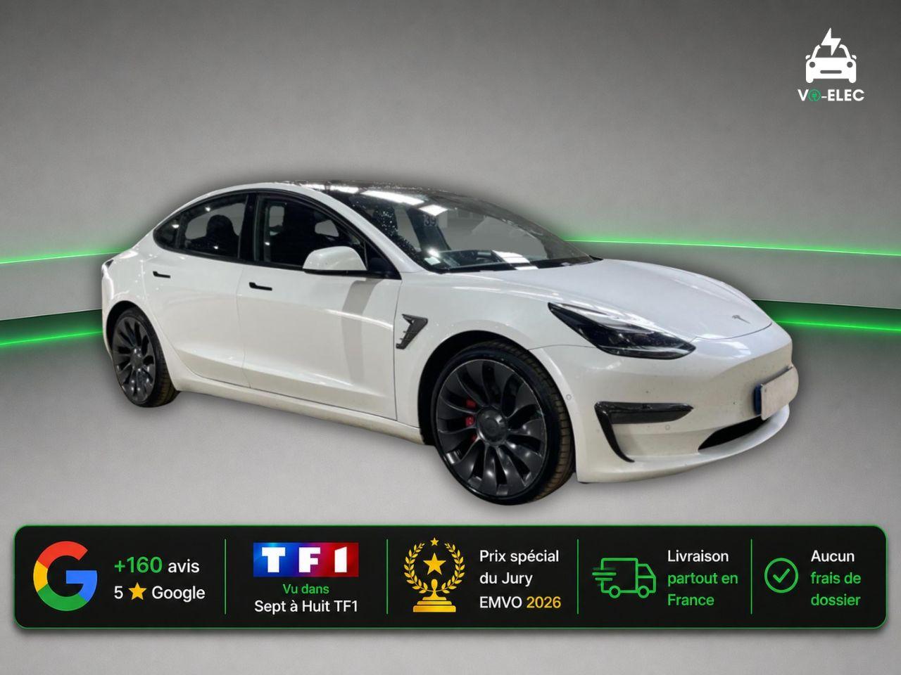 TESLA MODEL 3 PUP Upgrade AWD MY21  Performance - SOH 90 %