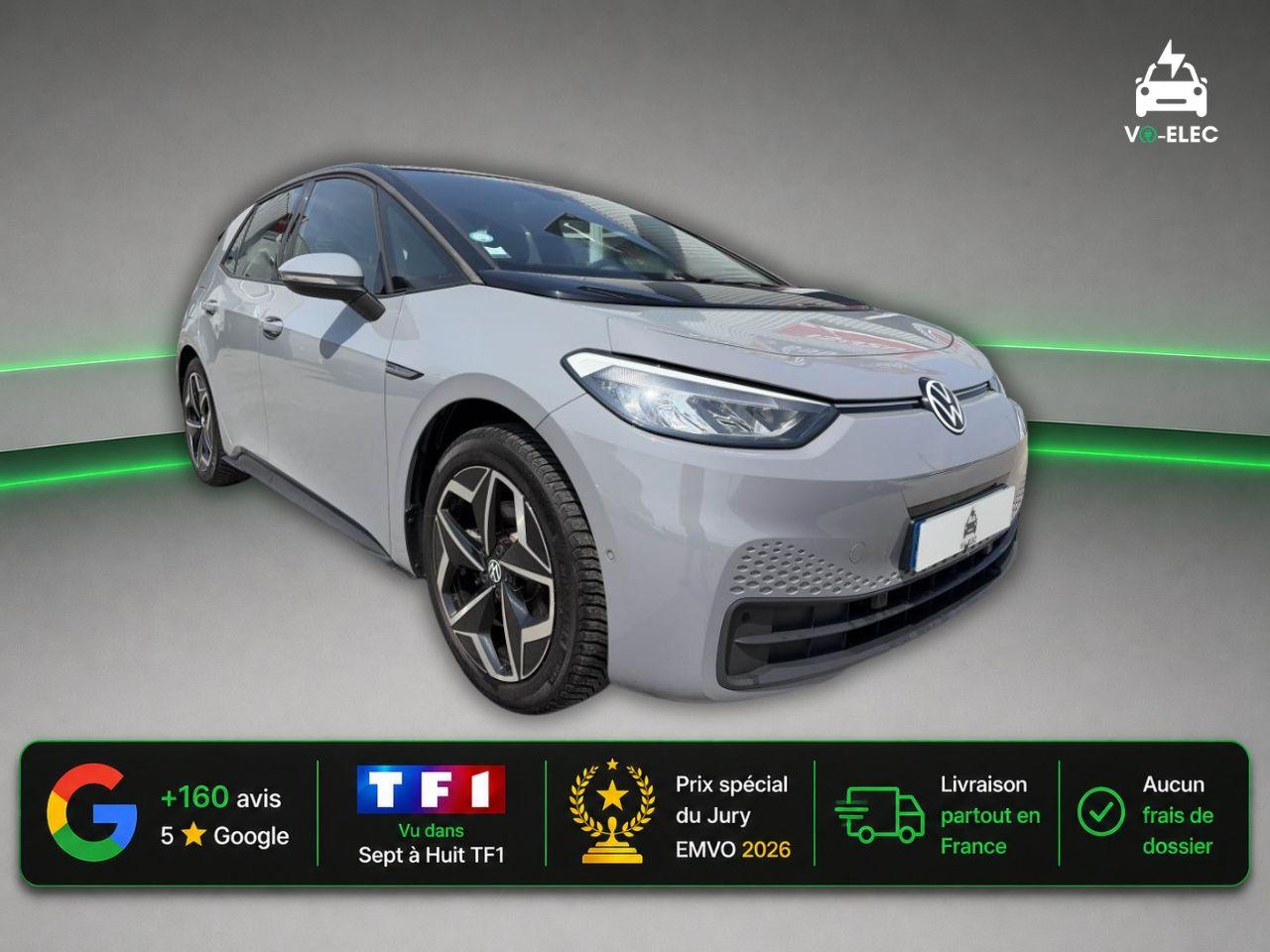 VOLKSWAGEN ID.3 Pro S Active 77 kWh - 204 ch - SOH 90 %