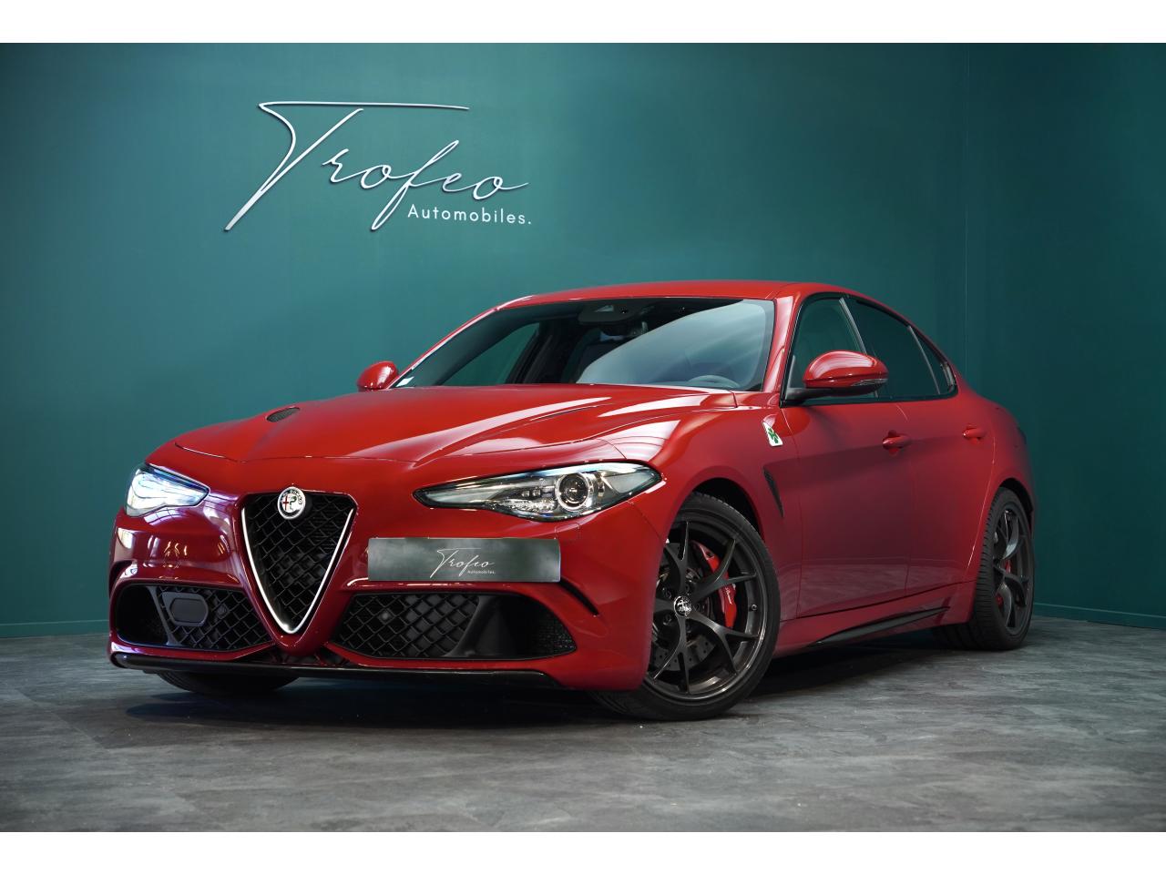 ALFA ROMEO GIULIA Quadrifoglio I 2.9 510CH I  Baquets carbone I Cuir étendu I Suivi complet