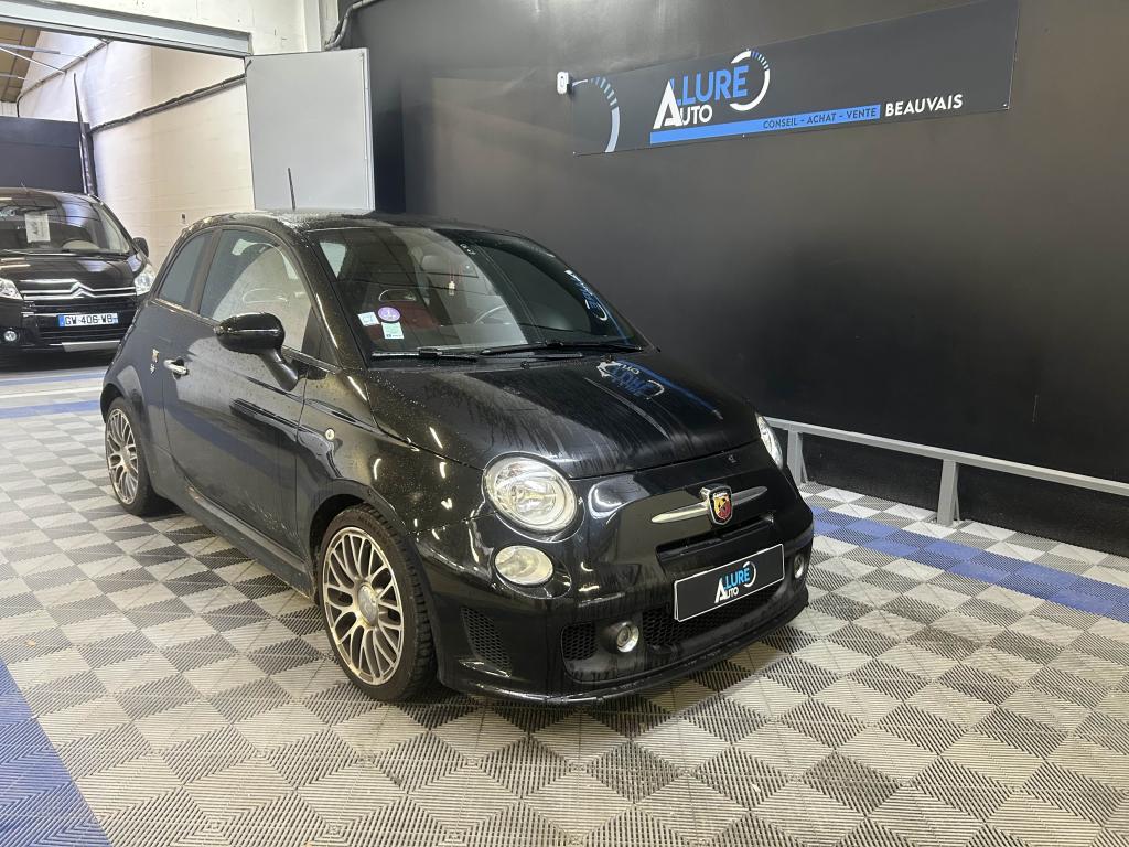 ABARTH 595 1.4i  140ch - boite auto - ( Full entretien - Toit ouvrant - cuir rouge)