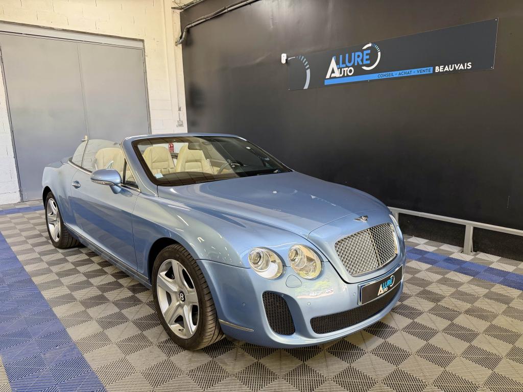 BENTLEY CONTINENTAL GTC Cabriolet 6.0i W12 (2e main // import neuf Bentley Cannes // Garantie 12 mois)