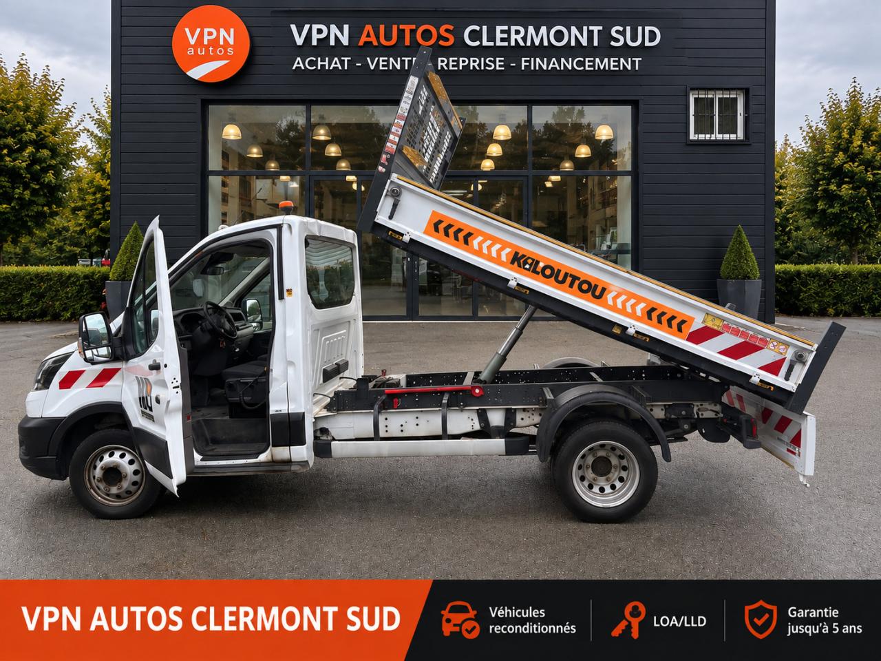 FORD TRANSIT 350 L2 2.0 EcoBlue HDT - 165 S&S Propulsion  BENNE HYDRAULIQUE  - TVA RECUPERABLE
