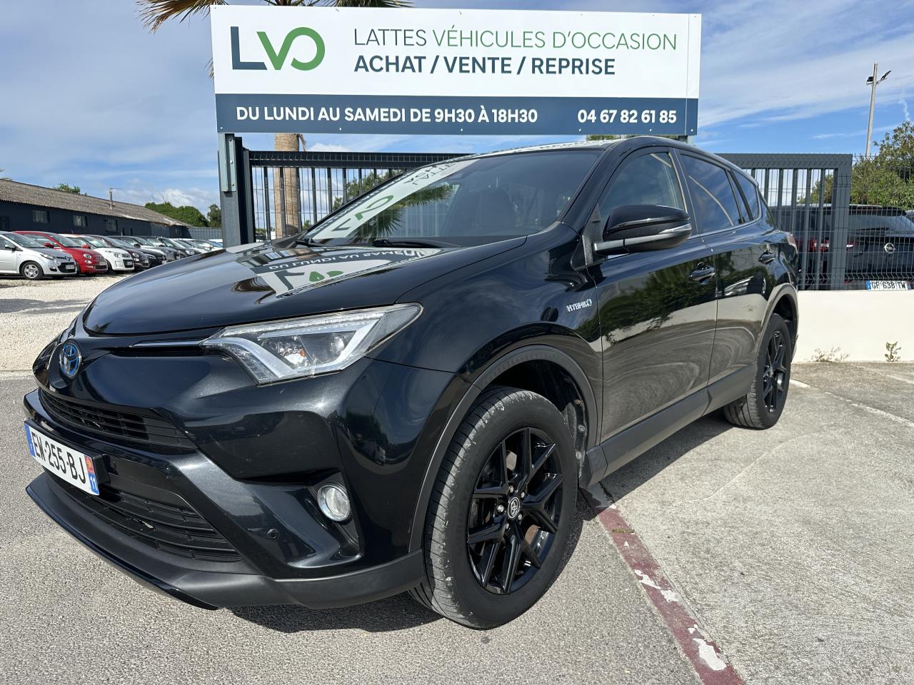 TOYOTA RAV 4 Hybride BV CVT 2018 Black Edition PHASE 2 GARANTI CONSTRUCTEUR 2028 1ERE MAIN SUIVI TOYOTA- TO