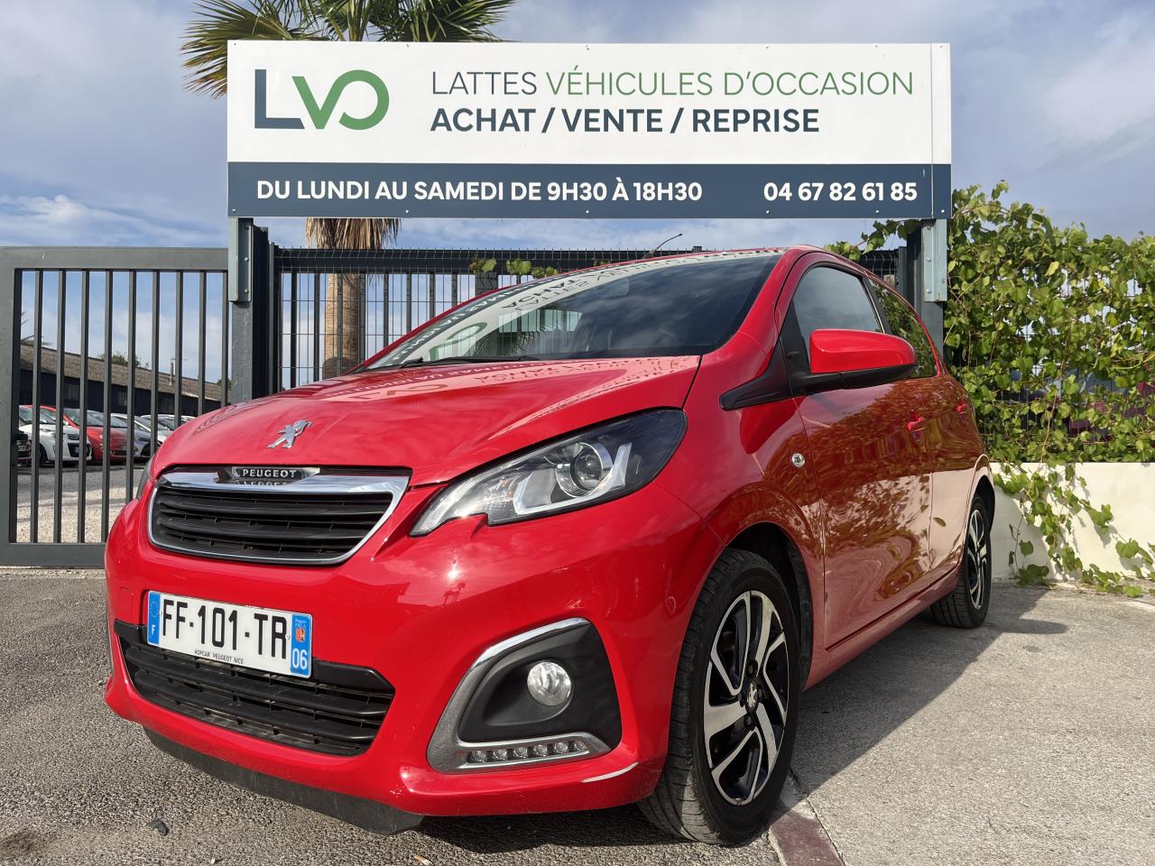 PEUGEOT 108 1.0 VTi 72 CV BV ETG 80 000 KM 2019 CAMERA / JANTES ALU / BI-XENON