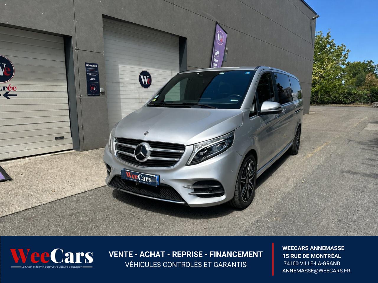 MERCEDES CLASSE V 2.2 250 D 190 EXTRALONG FASCINATION 7G-TRONIC BVA - 8 PLACES / SUIVI COMPLET/GARANTIE 12 MOIS
