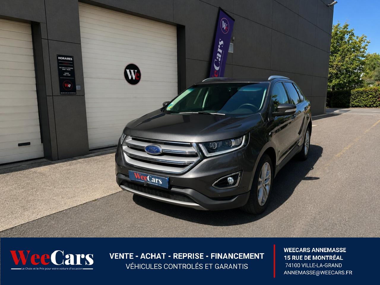 FORD EDGE 2.0 TDCI 210 TITANIUM I-AWD 4X4 POWERSHIFT BVA - CARPLAY / DISTRIBUTION FAITE / SUIVI COMPLET / GARA