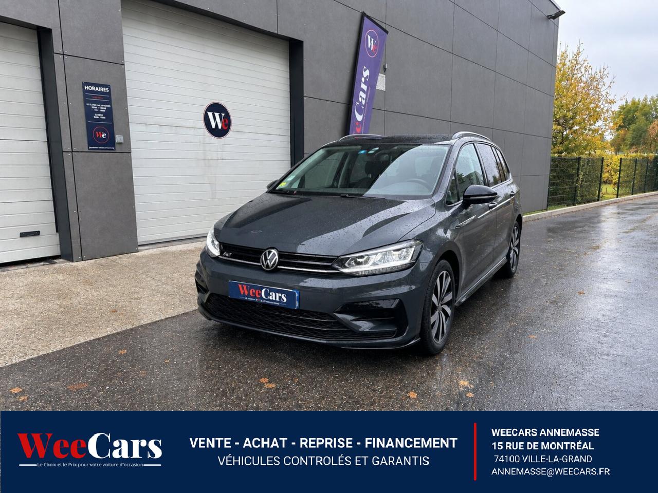 VOLKSWAGEN TOURAN 2.0 TDI 150 STYLE DSG BVA - PACK R-LINE/CARPLAY/7PLACES/GARANTIE 12 MOIS