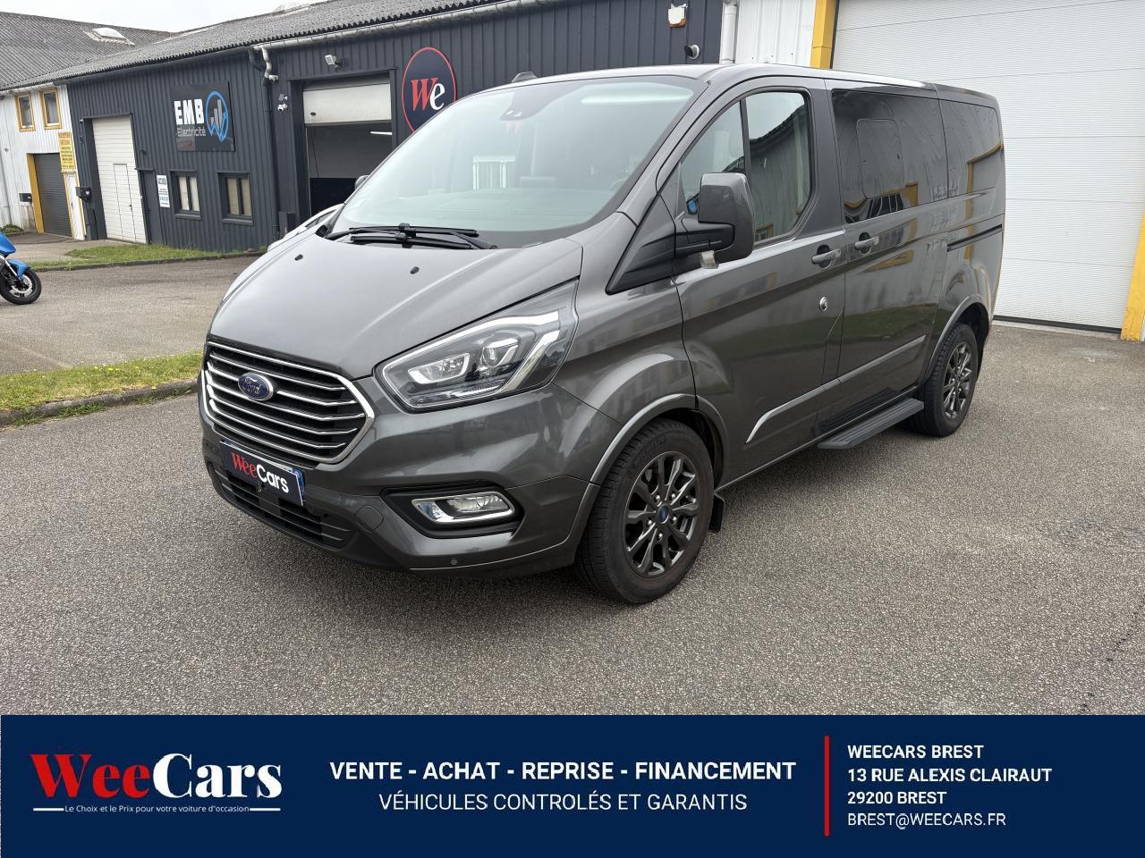 FORD TRANSIT Custom 2.0 EcoBlue - 185 - BVA S&S CUSTOM COMBI Tourneo 320 L2H1 - 8 places