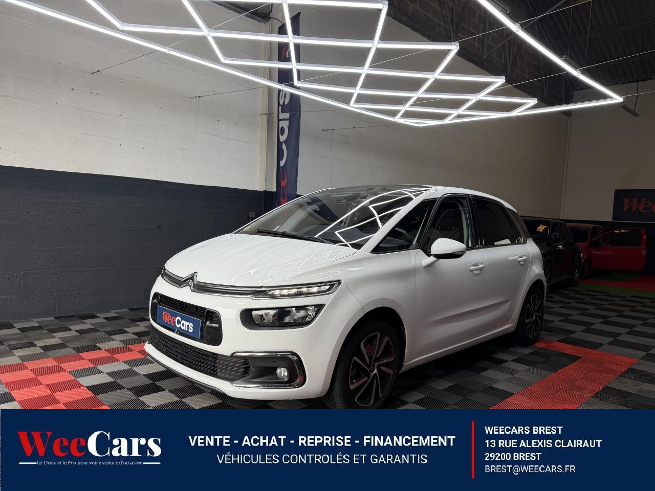 CITROEN C4 PICASSO 1.5 BLUEHDI 130 FEEL EAT BOITE AUTO -COURROIE DISTRI FAITE - Carplay