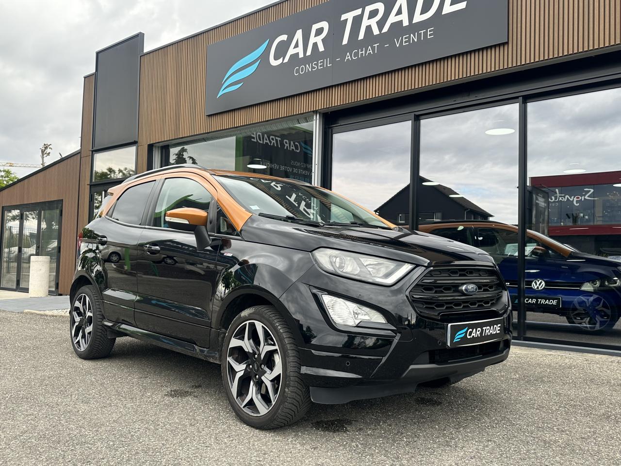 FORD ECOSPORT 1.0l - EcoBoost - 125 ch  ST-Line Noir / Tiger - caméra de recul