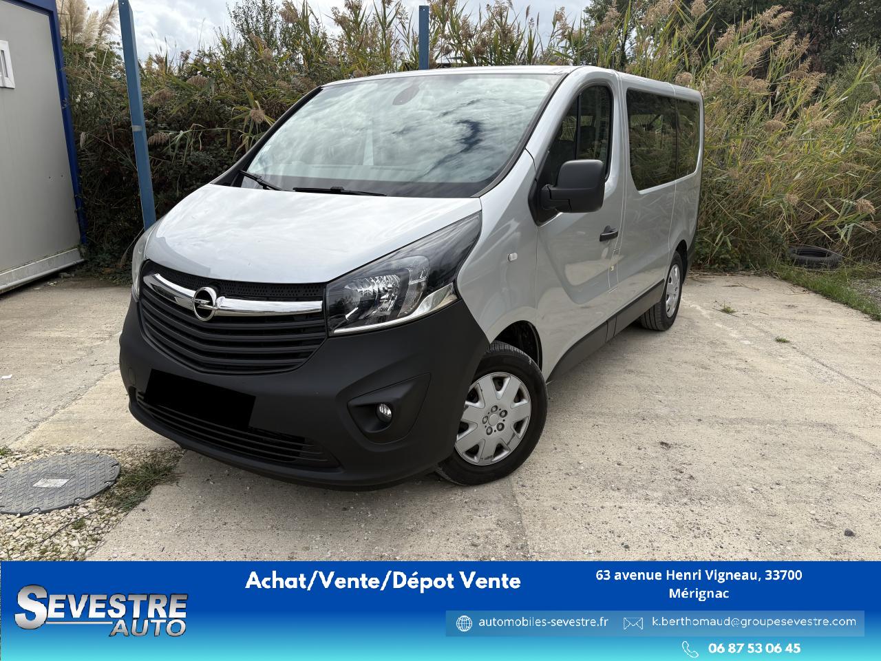 OPEL VIVARO L2H1 1.6 CDTI BiTurbo 125CH Pack Clim + - GARANTIE 6 MOIS TVA