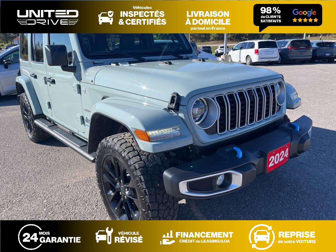 JEEP WRANGLER 2.0i T 4xe - 380 - BVA 4x4  2018 Unlimited Sahara PHASE 2