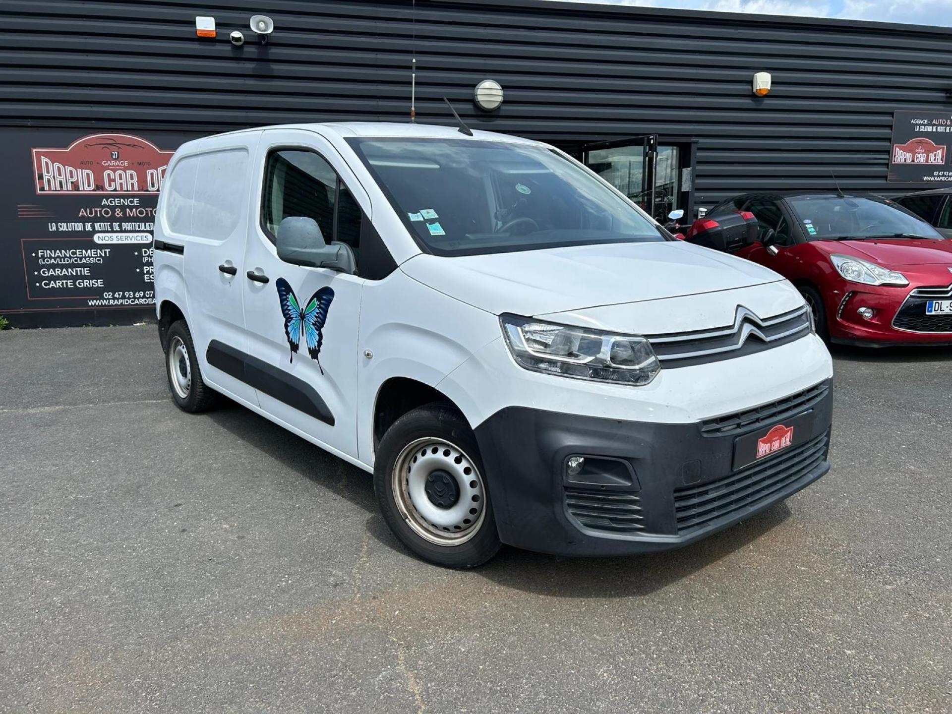 CITROEN BERLINGO 1.5 BlueHDi - 75cv - M Club 1000 kg PHASE 1, GARANTIE 3 MOIS.