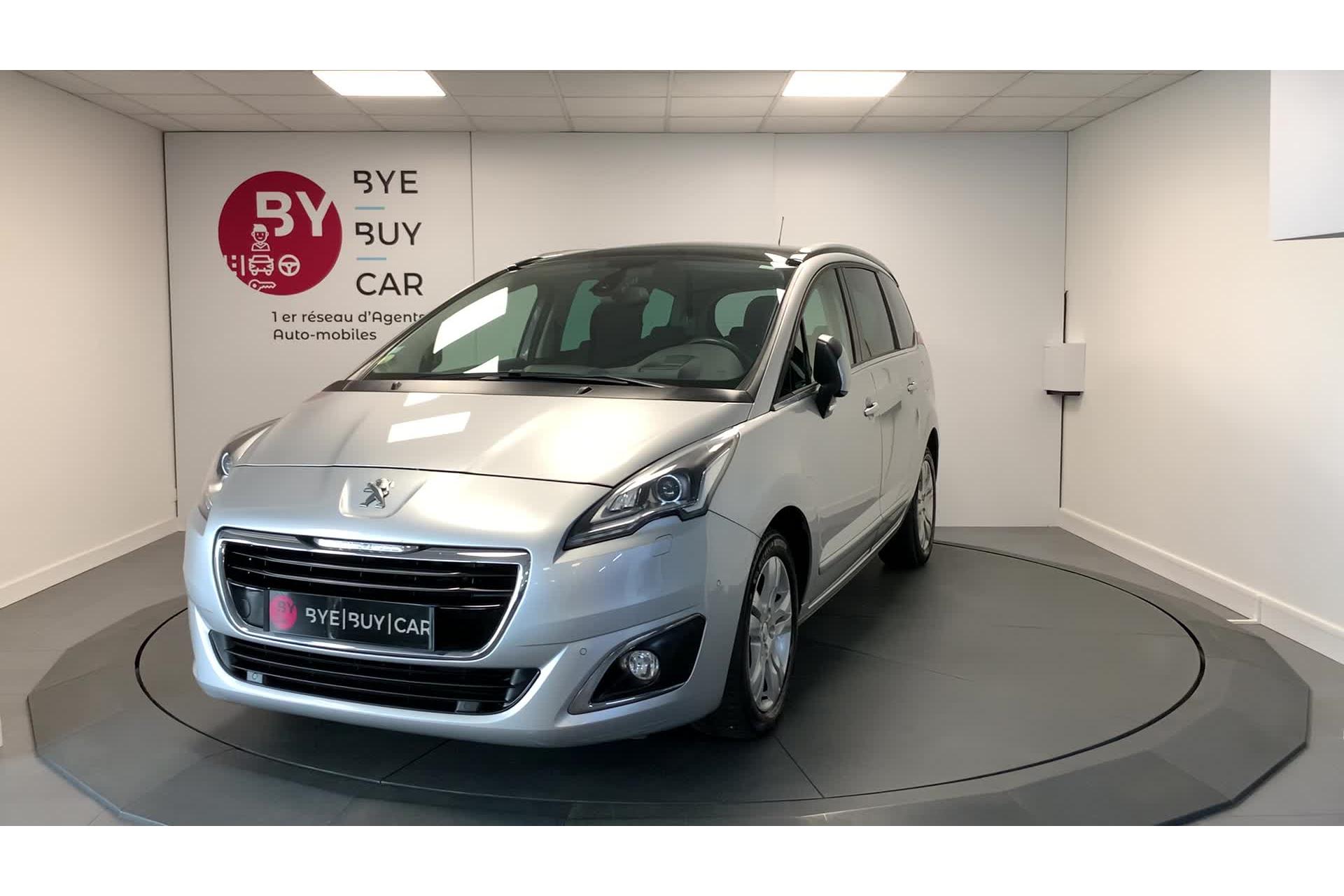 PEUGEOT 5008 1.6 BLUEHDi 120 CH - BVA EAT6 - 7 PLACES - ALLURE - GARANTIE 1 AN (EXTENSIBLE JUSQU A 3 ANS)