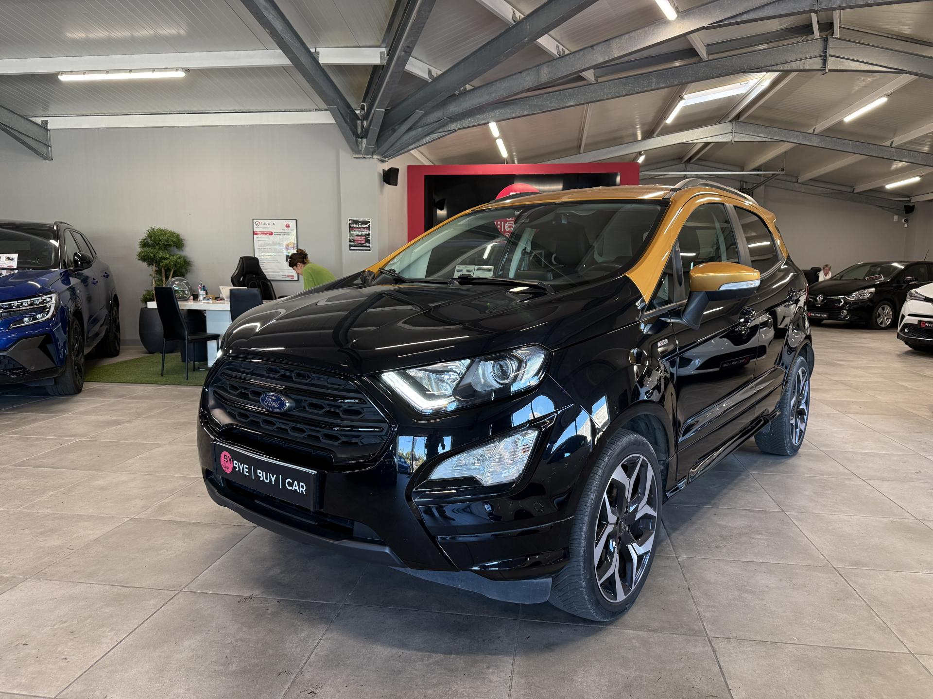 FORD ECOSPORT Ford 1.0 SCTi EcoBoost - 125cv ST-Line Noir / Jaune / GARANTIE 12 MOIS