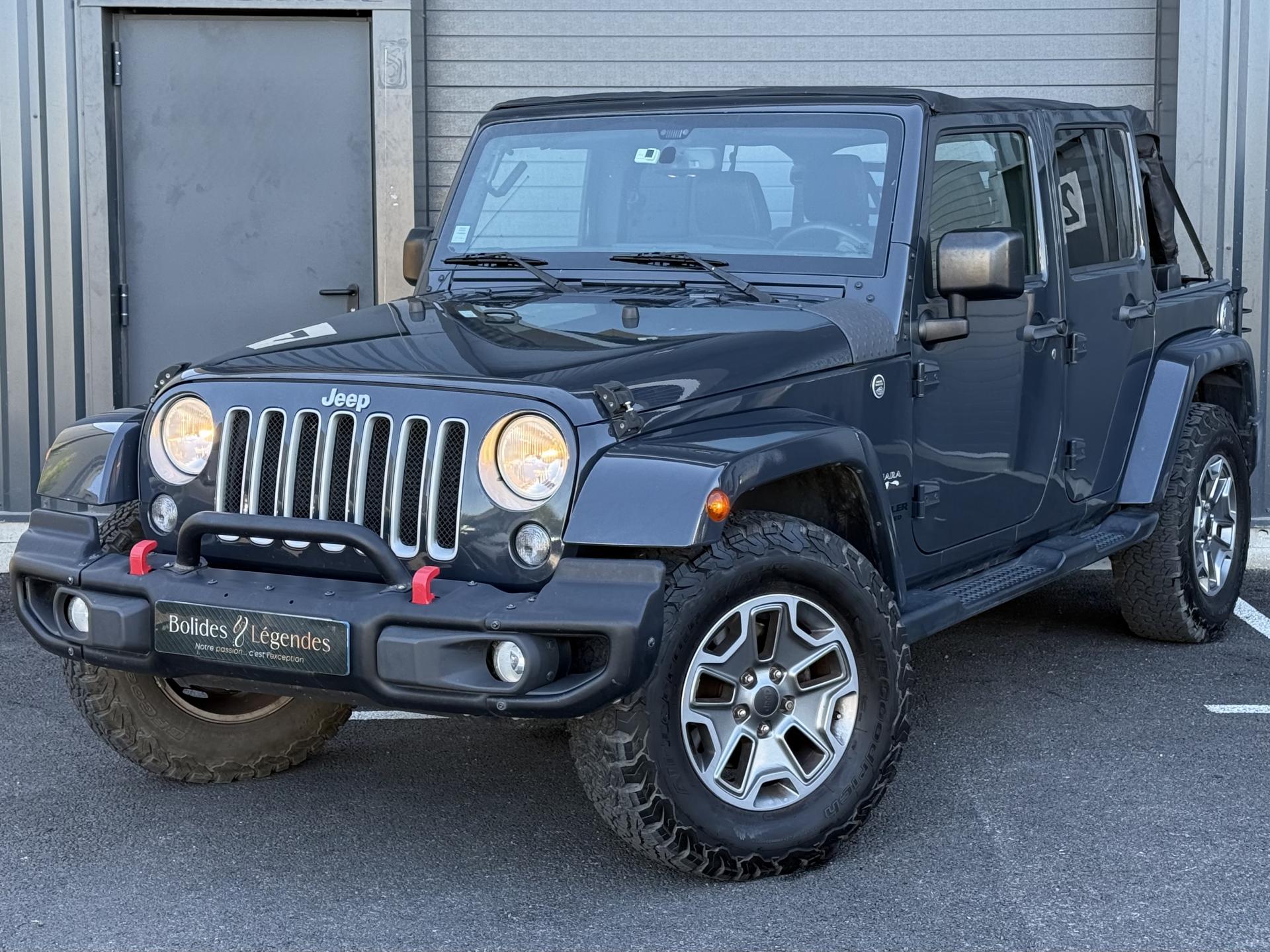 JEEP WRANGLER 3.6i 284 BVA Unlimited Sahara / Hard Top - CarPlay - Ligne Inox