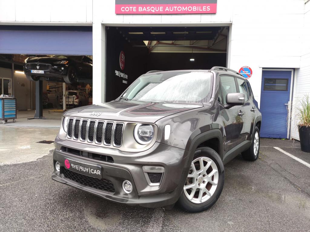 JEEP RENEGADE PHASE 2 - 120 cv ESSENCE 1.0 Turbo T3 - 4x2 - Limited + CARPLAY - garantie 12 MOIS