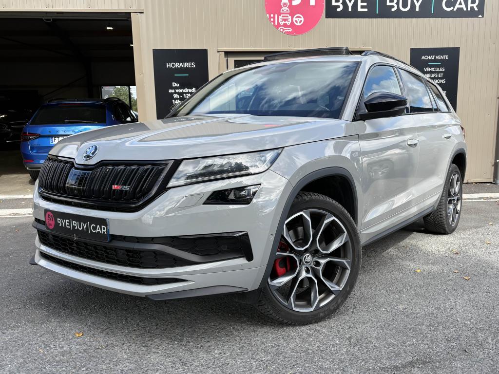 SKODA KODIAQ 2.0 Bi-TDI 240 - DSG7 4x4 RS / ENTRETIEN COMPLET SKODA / GARANTIE 1 AN
