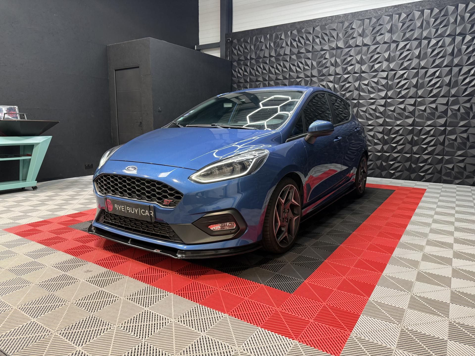 FORD FIESTA ST MK8 1.5l 200 CH SONO B&O PACK PERF BLEU PERF CARPLAY 2EME MAIN SUIVI FORD GARANTIE 12 MOIS