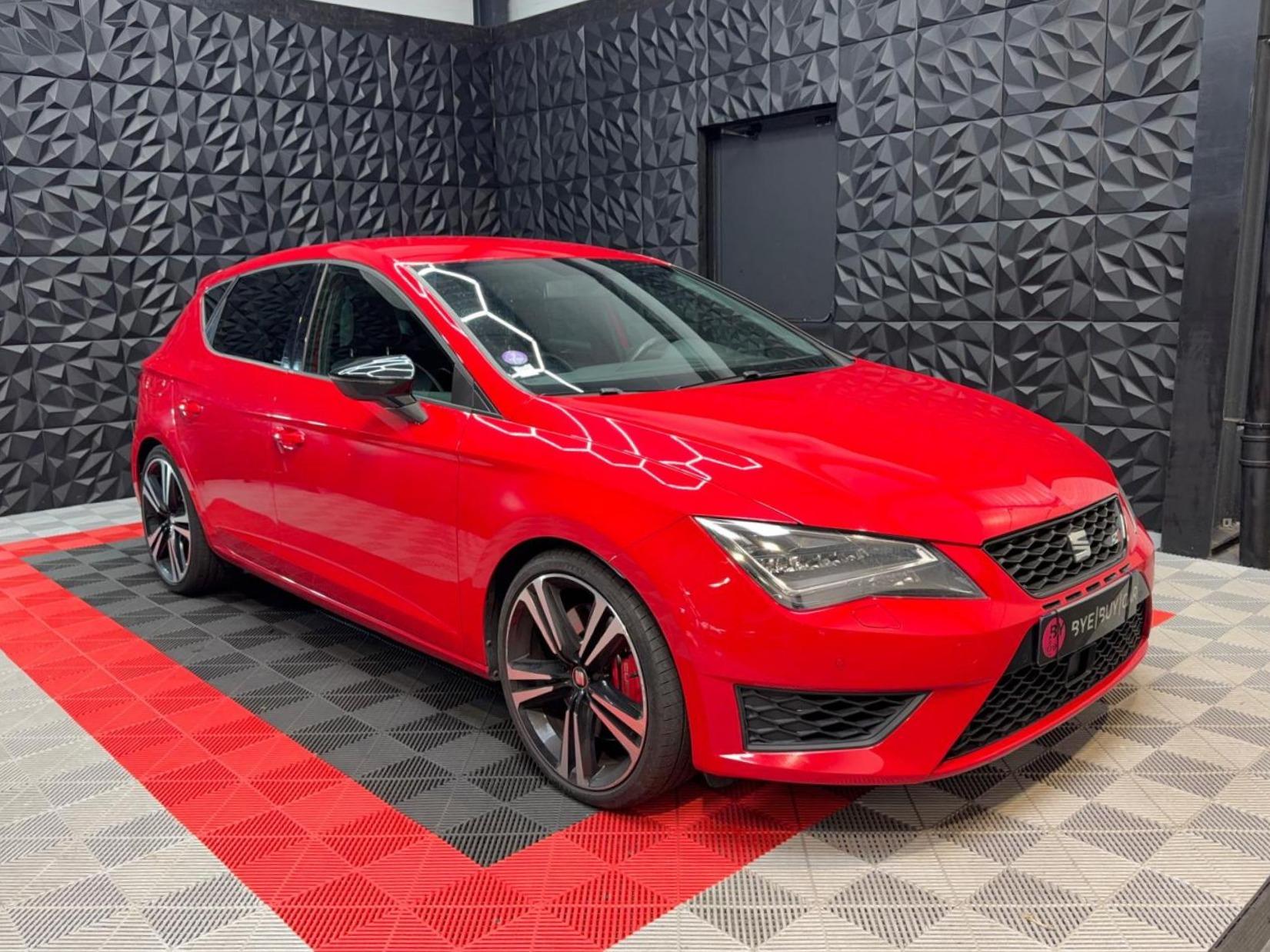 SEAT LEON CUPRA 2.0 TSI 280 CH DSG 6 5P - SIEGES CHAUFFANTS - REGULATEUR ADAPT - GARANTIE 12 MOIS