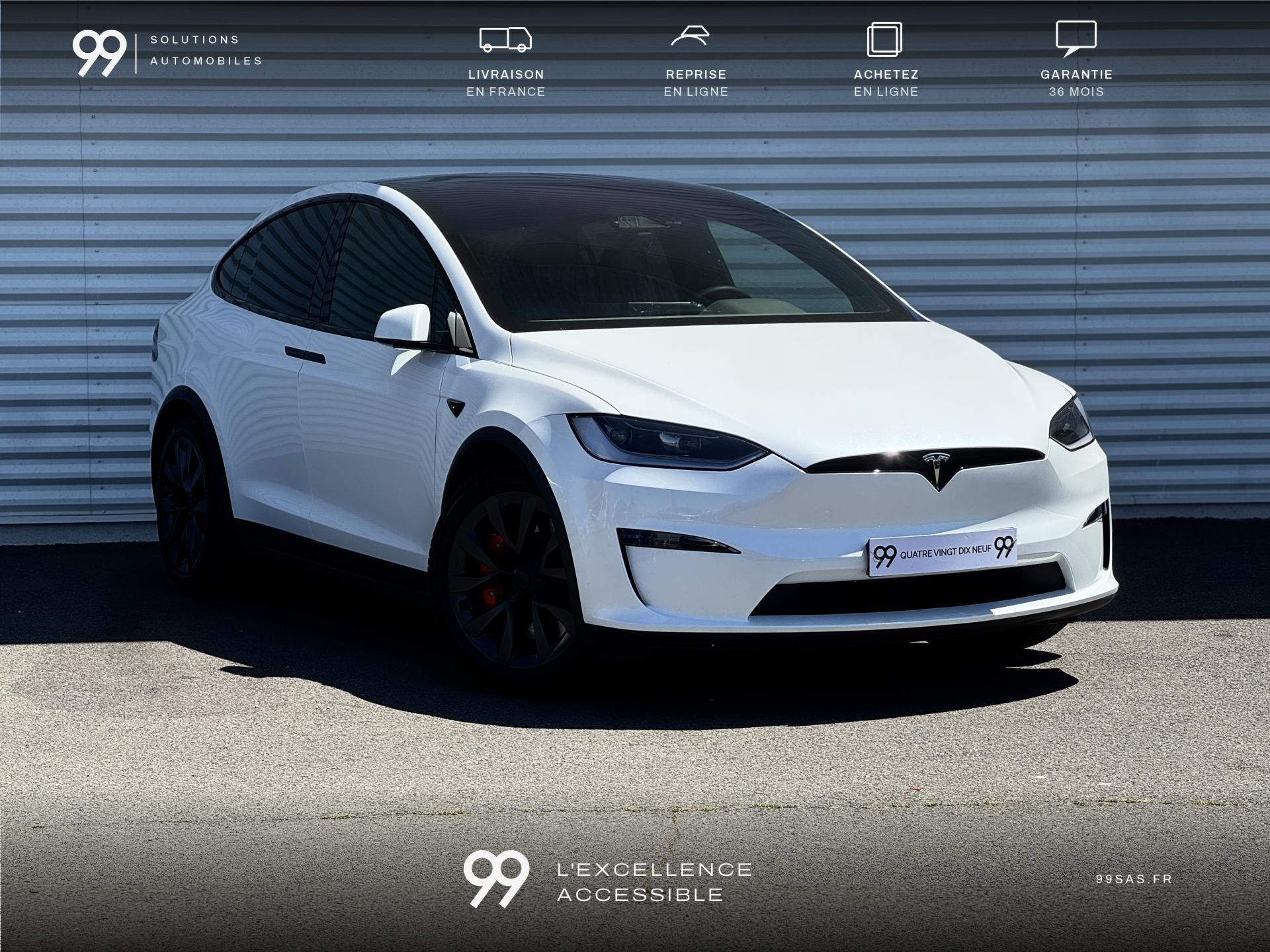 TESLA MODEL X MY22 PLAID 1020CH 6 PLACES CAMERA 360 REPRISE LIVRAISON CREDIT
