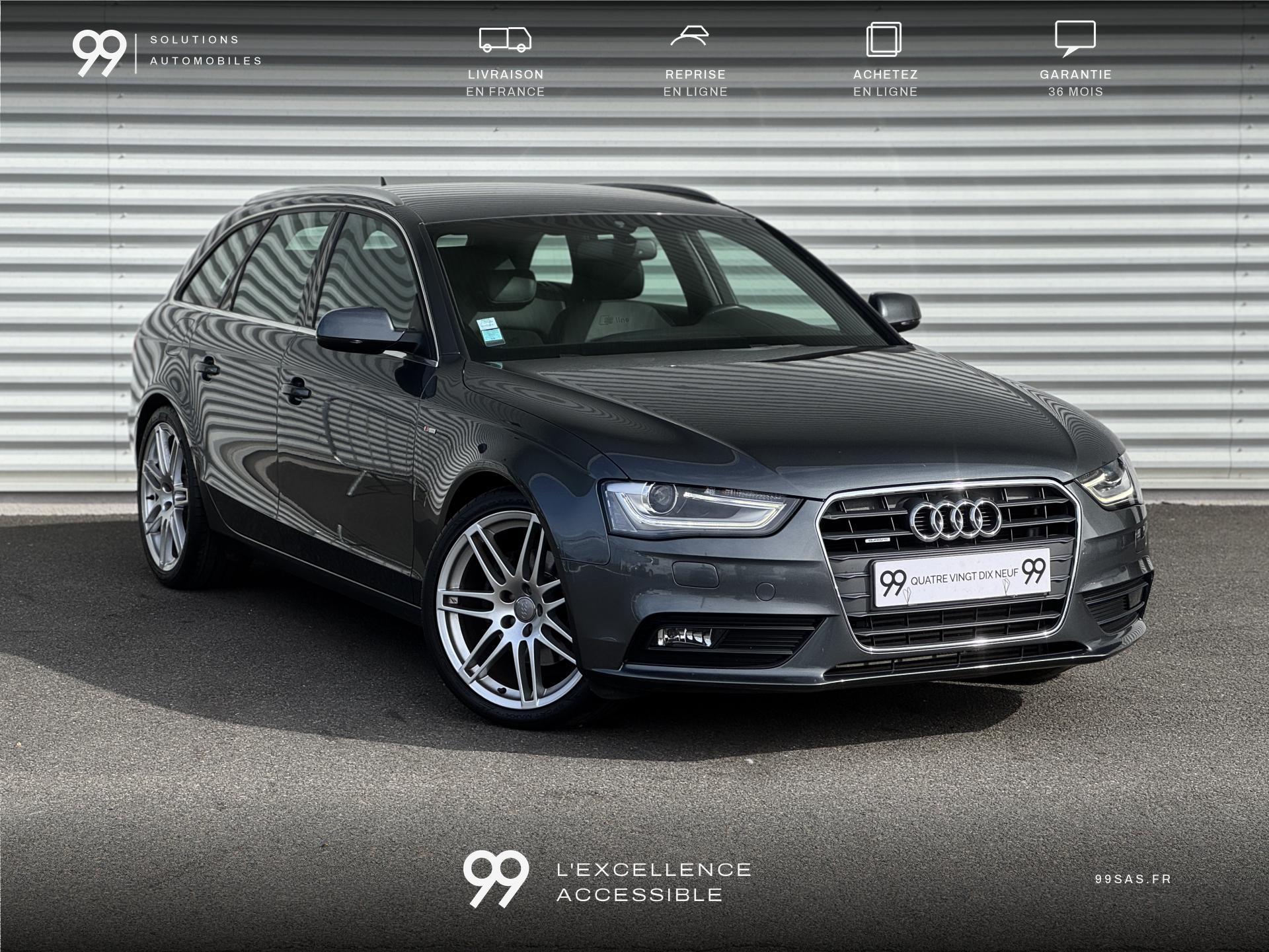 AUDI A4 AUDI QUATTRO S LINE 177CH VOLANT SPORT ATTELAGE SIEGE CHAUFFANT MMI LIVRAISON REPRISE