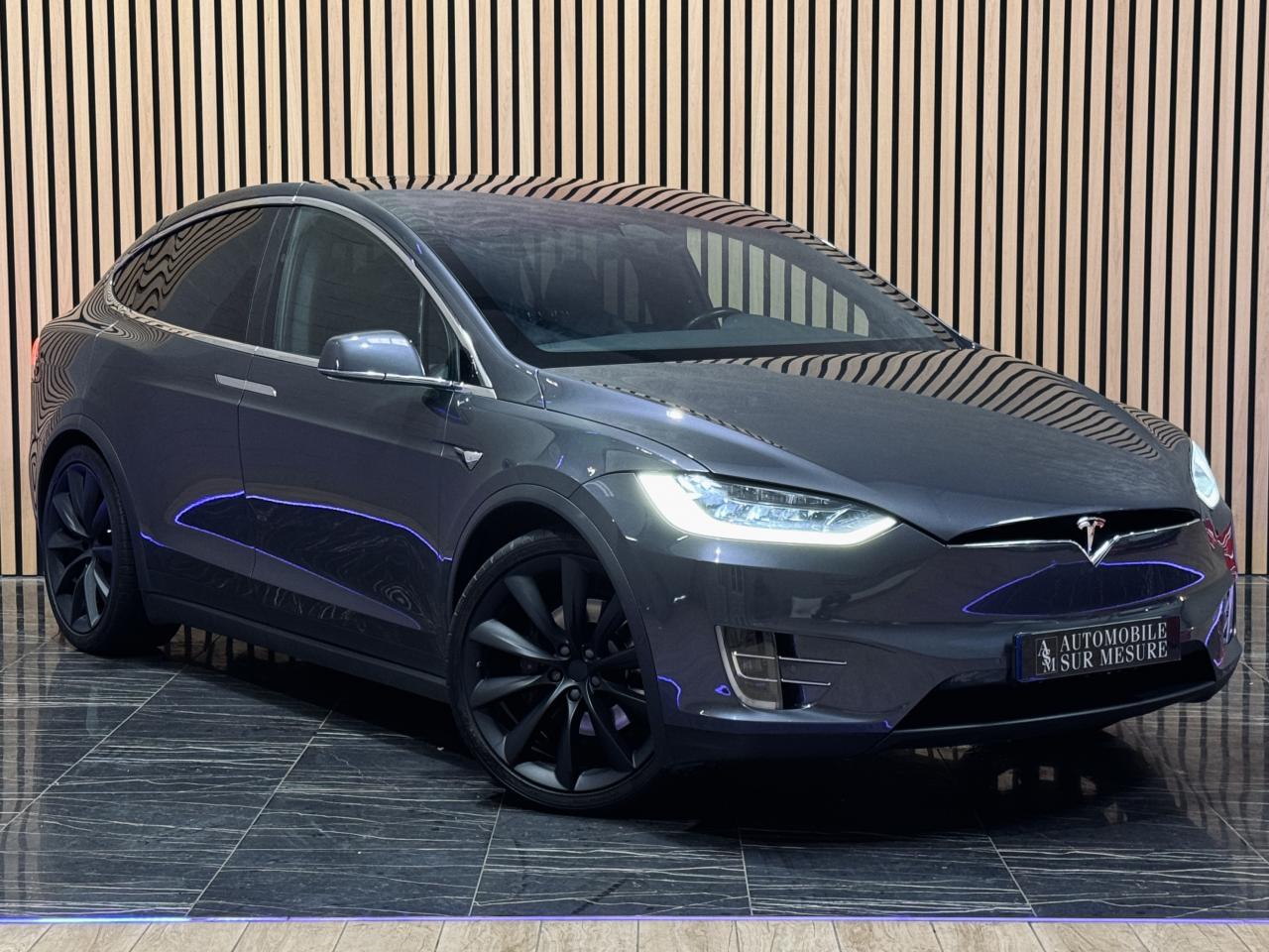 TESLA MODEL X X 100D 100 X100 D 7 PLACES 525 MCU2 COMBO CCS FSD ETAT NEUF