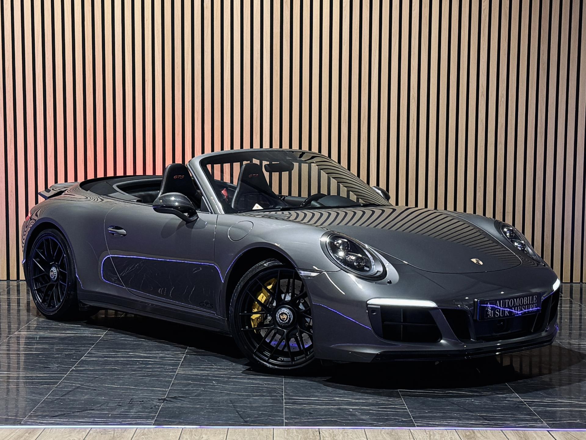 PORSCHE 911 CABRIOLET 991 (2) CARRERA 4 GTS Cabriolet 3.0 450 PDK 56KE D\'OPTIONS IMMAT FRANCE SUIVI PORSCHE