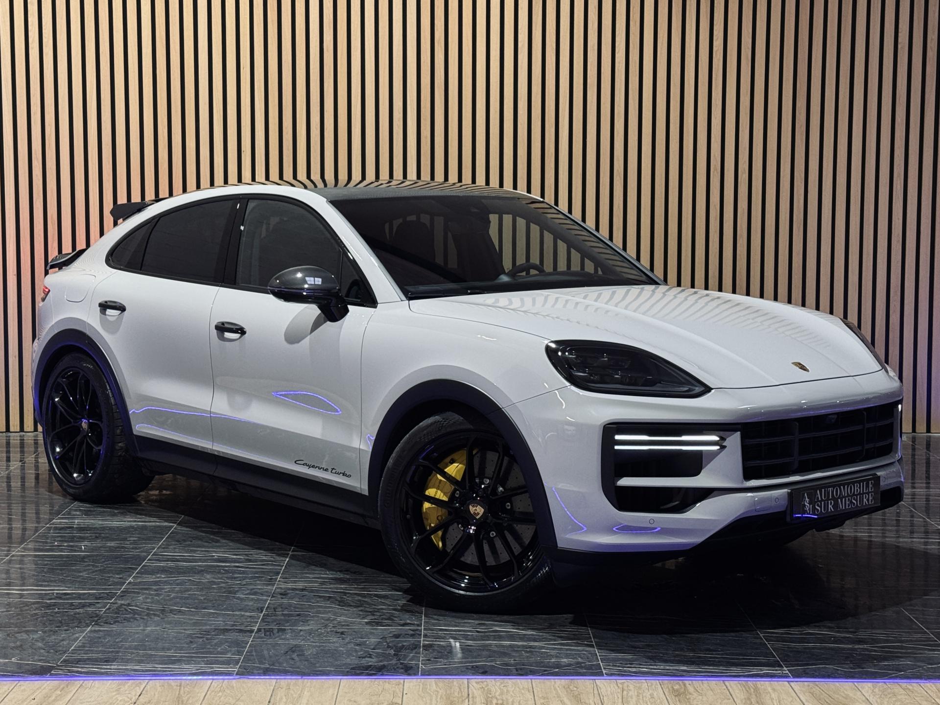 PORSCHE Cayenne COUPE (2) E-HYBRID 4.0 V8 739 TURBO PACK GT ORIG FR 1ERE MAIN TVA RECUP GROSSE CONFIG