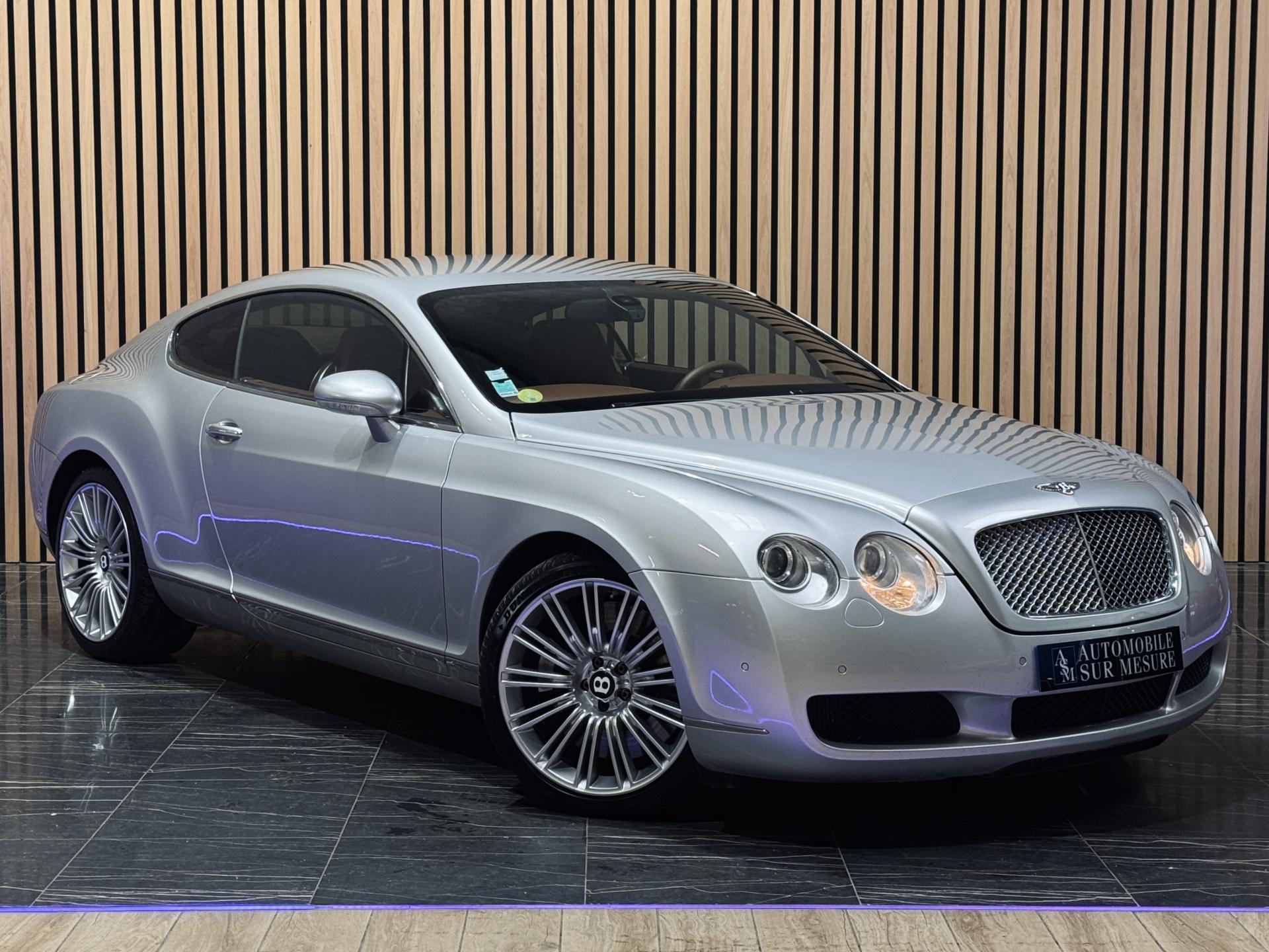 BENTLEY CONTINENTAL GT GT 6.0 W12 560 IMMAT FRANCE PARFAIT ETAT AMORTISSEURS NEUFS RIEN A PREVOIR CARPLAY