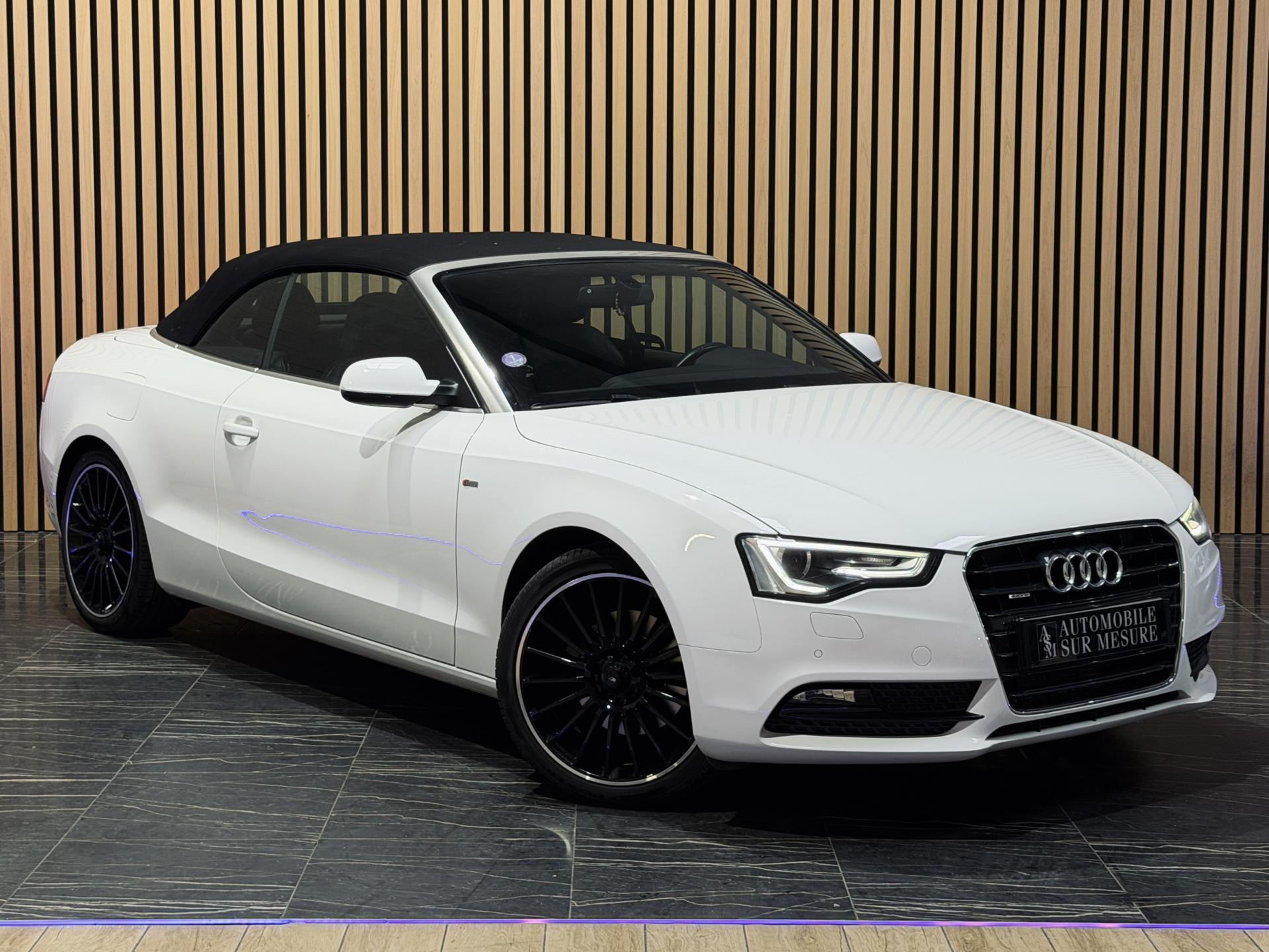 AUDI A5 Cabriolet 2.0 TFSI 211 S Line SUIVI COMPLET RIEN A PREVOIR ETAT NEUF IMMAT FRANCE