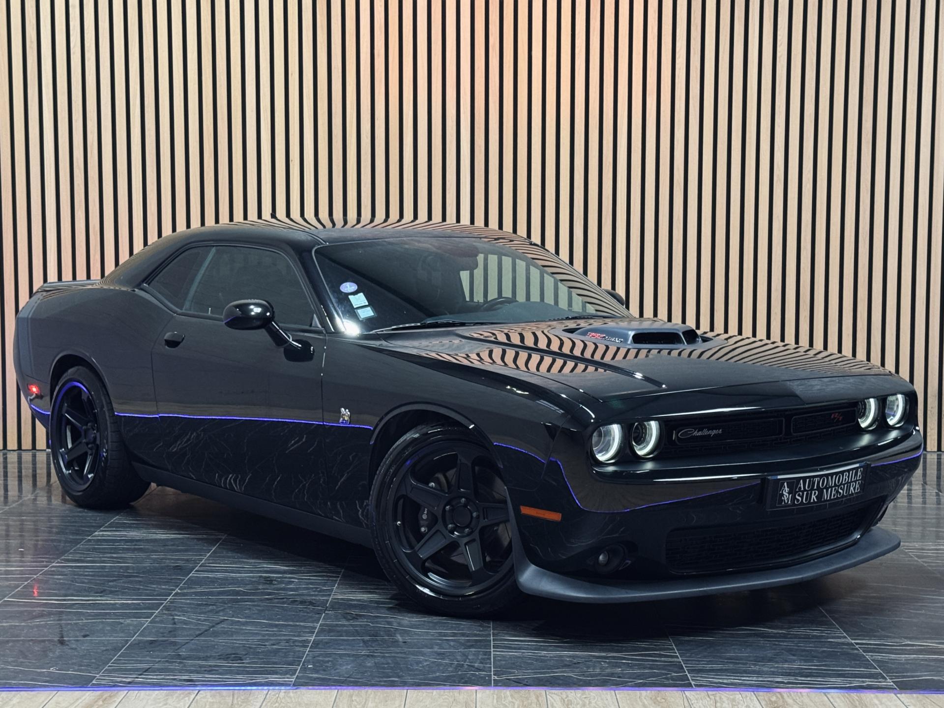 DODGE CHALLENGER 6.4L 485 SRT SCATPACK HORNET SHAKER IMMAT FR SORT DE RÉSVISION ETAT NEUF
