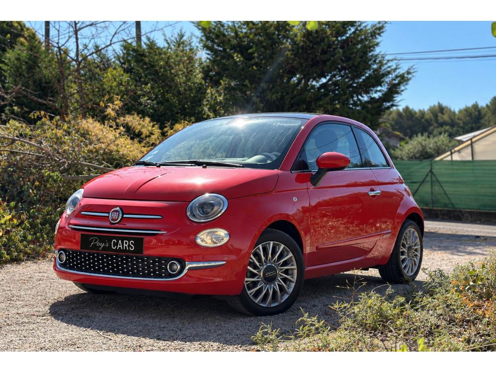 FIAT 500 1.2i 69 Lounge PHASE 2 - TOIT PANORAMIQUE - ECRAN