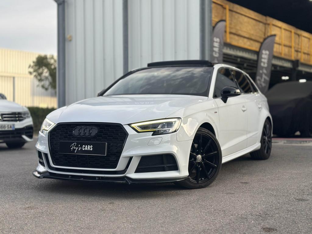 AUDI A3 Sportback 2.0 TDI 150 S LINE - TOIT OUV - BLACK PACK - MEPLAT