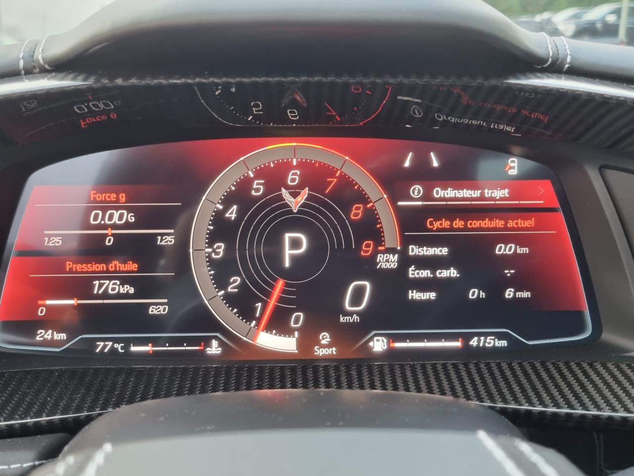 CHEVROLET CORVETTE C8 Z06 3LZ pack Z07 - Pas de malus