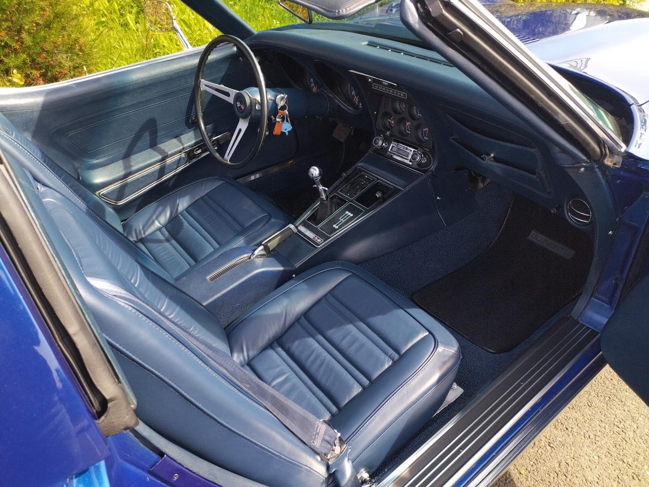 CHEVROLET CORVETTE V8 350, boite manuelle 4