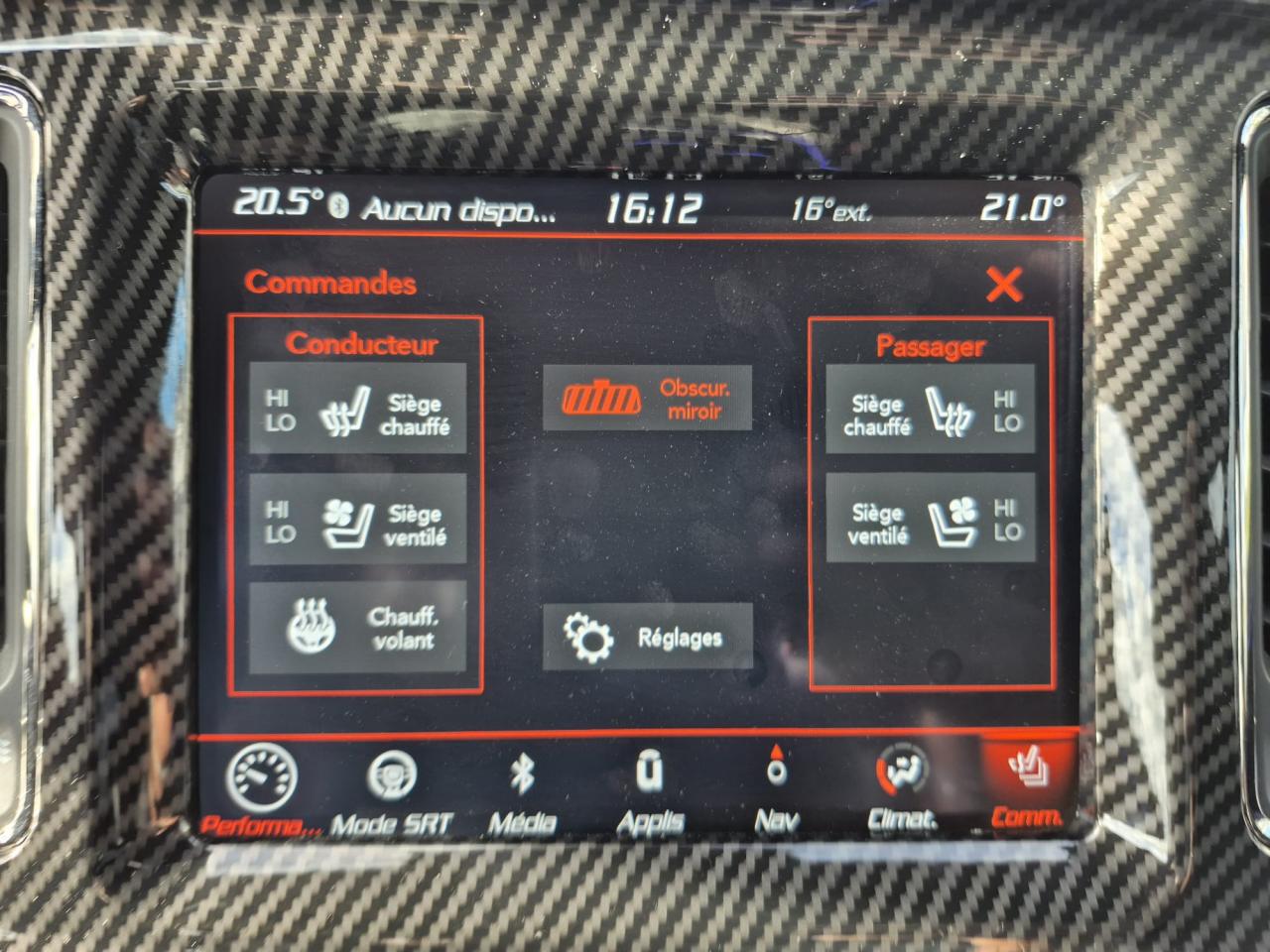 DODGE CHALLENGER SRT HELLCAT V8 6.2L 707hp