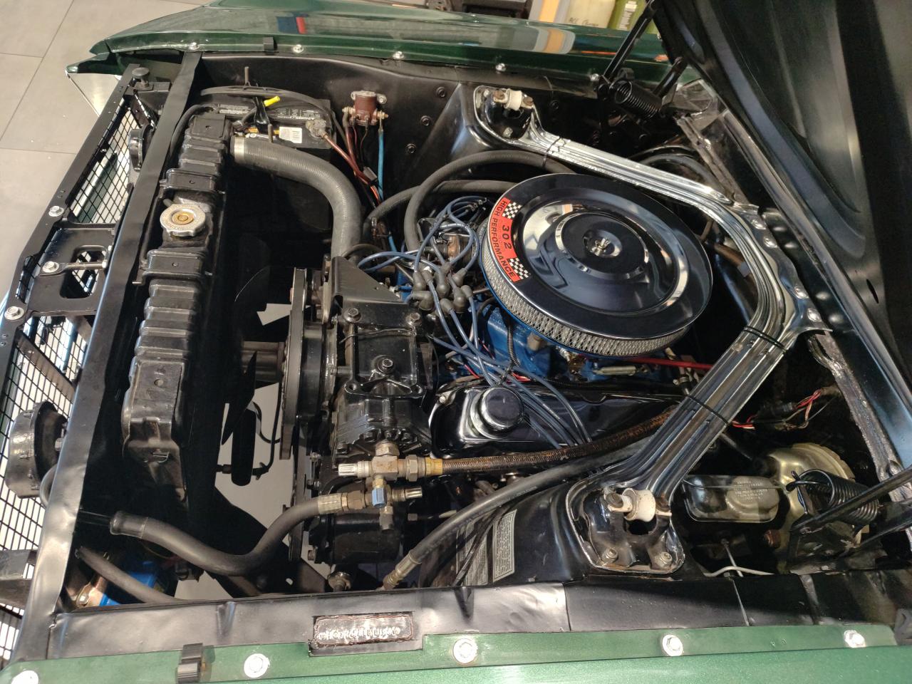 FORD MUSTANG FASTBACK d\'origine Highland Green,302 code J + Historique complet