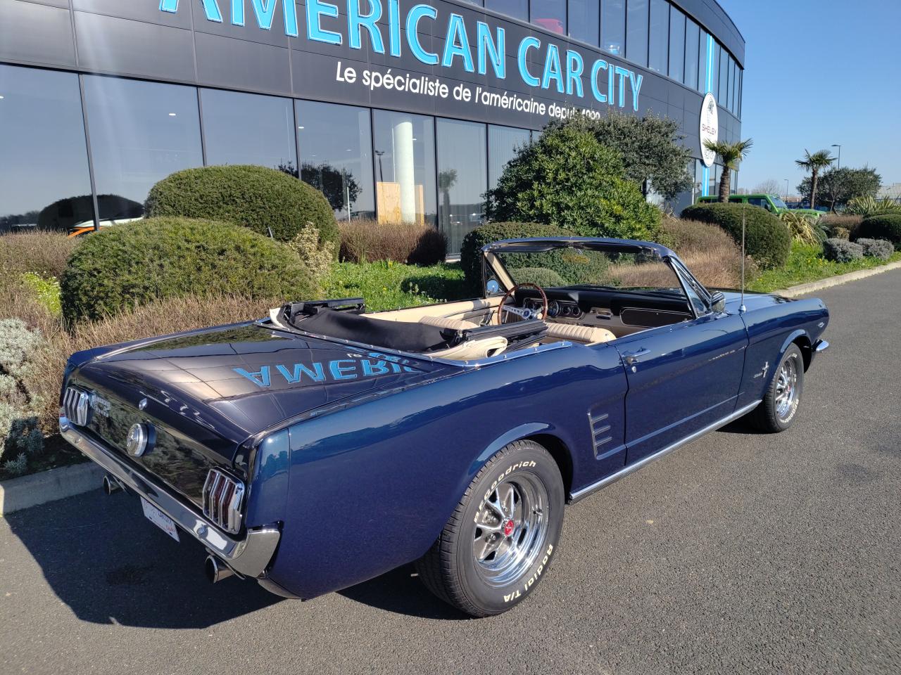 FORD MUSTANG cabriolet code C, peinture, capote et intérieur restaurée chez nous