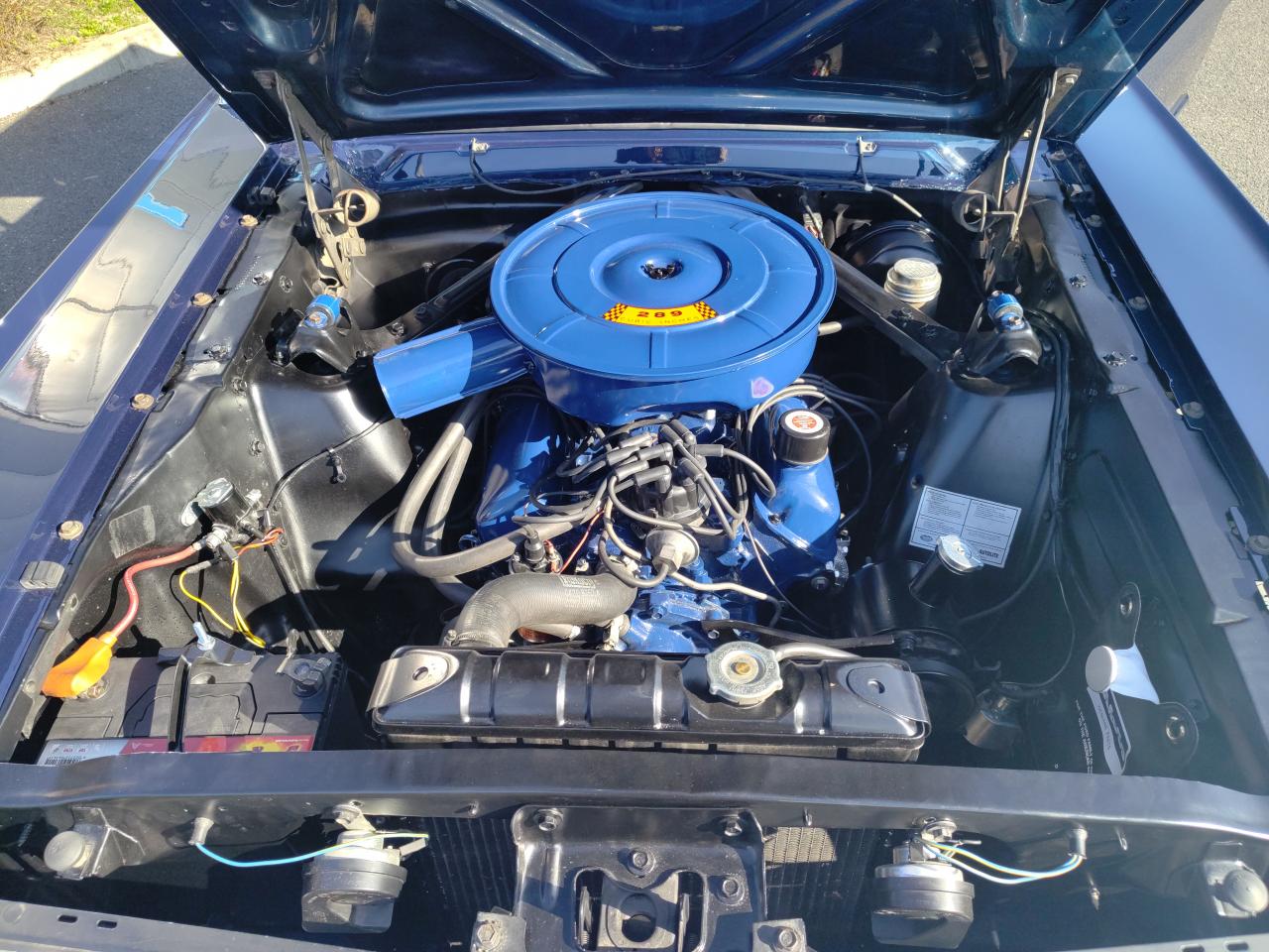 FORD MUSTANG cabriolet code C, peinture, capote et intérieur restaurée chez nous