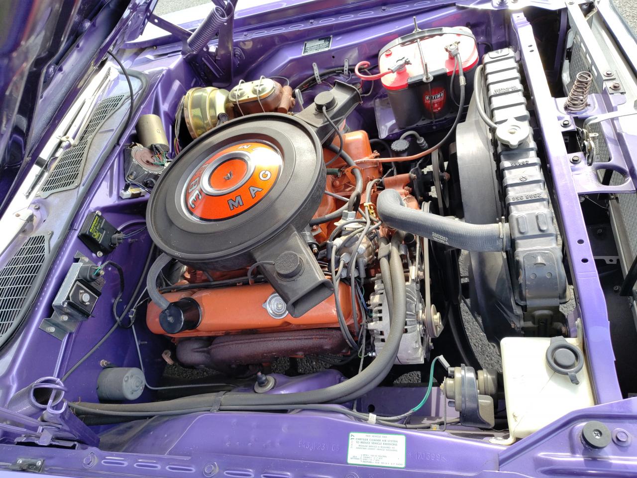 DODGE CHALLENGER BIG BLOCK 383, ORIGINE FRANCE