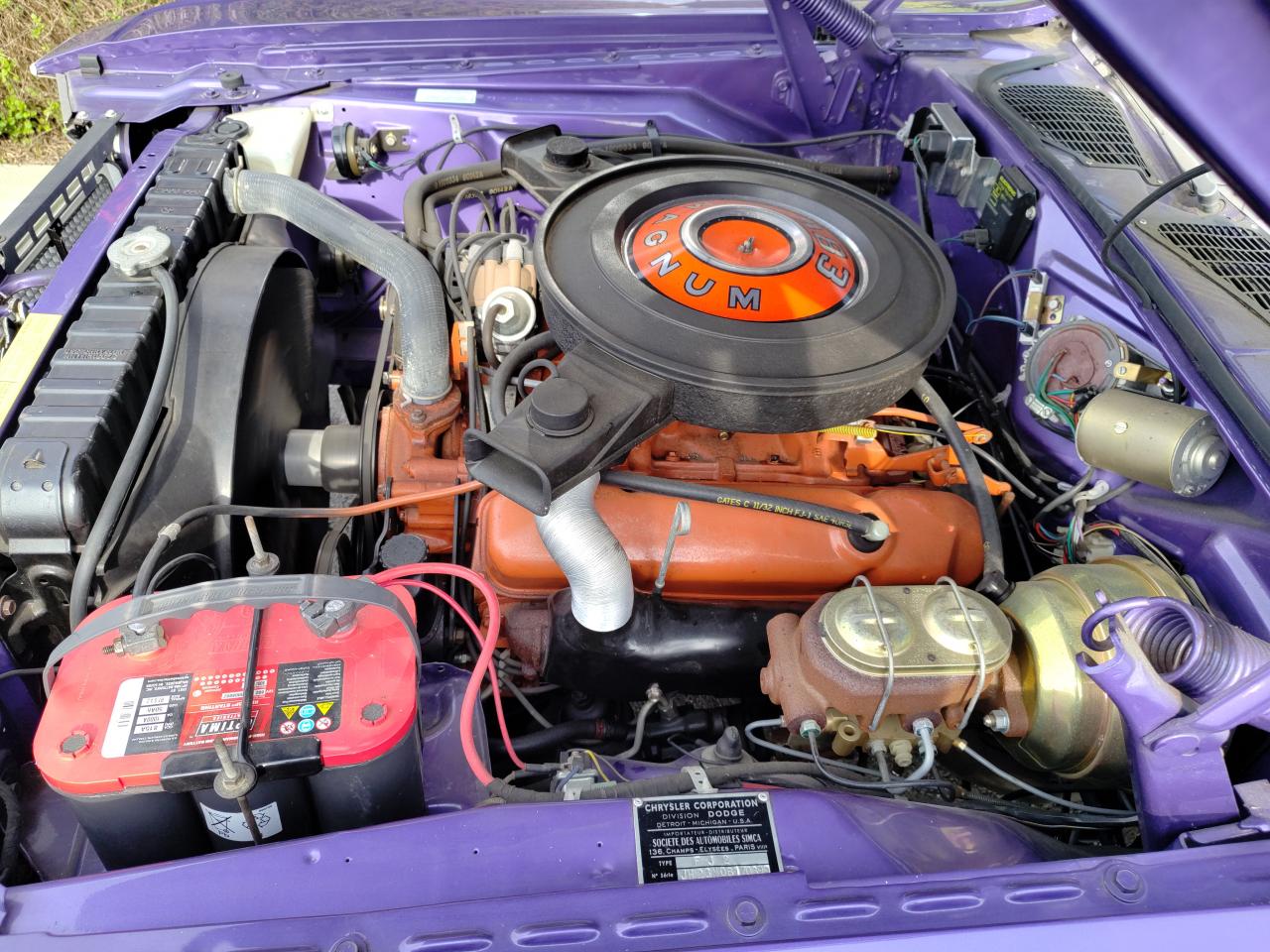 DODGE CHALLENGER BIG BLOCK 383, ORIGINE FRANCE