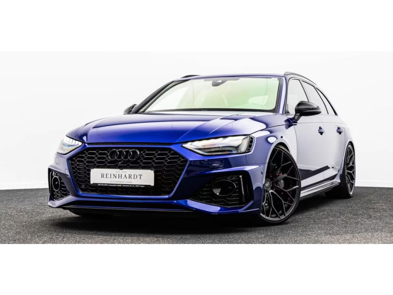 AUDI RS4 AVANT Competition Quattro 2.9 V6 TFSI - BTM 644ch - Bleu San Marino - Sièges  sport
